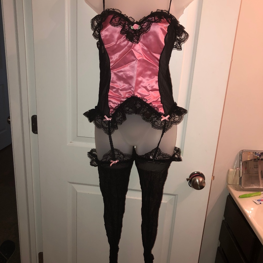 Vintage Fredericks of Hollywood Chemise/Bustier